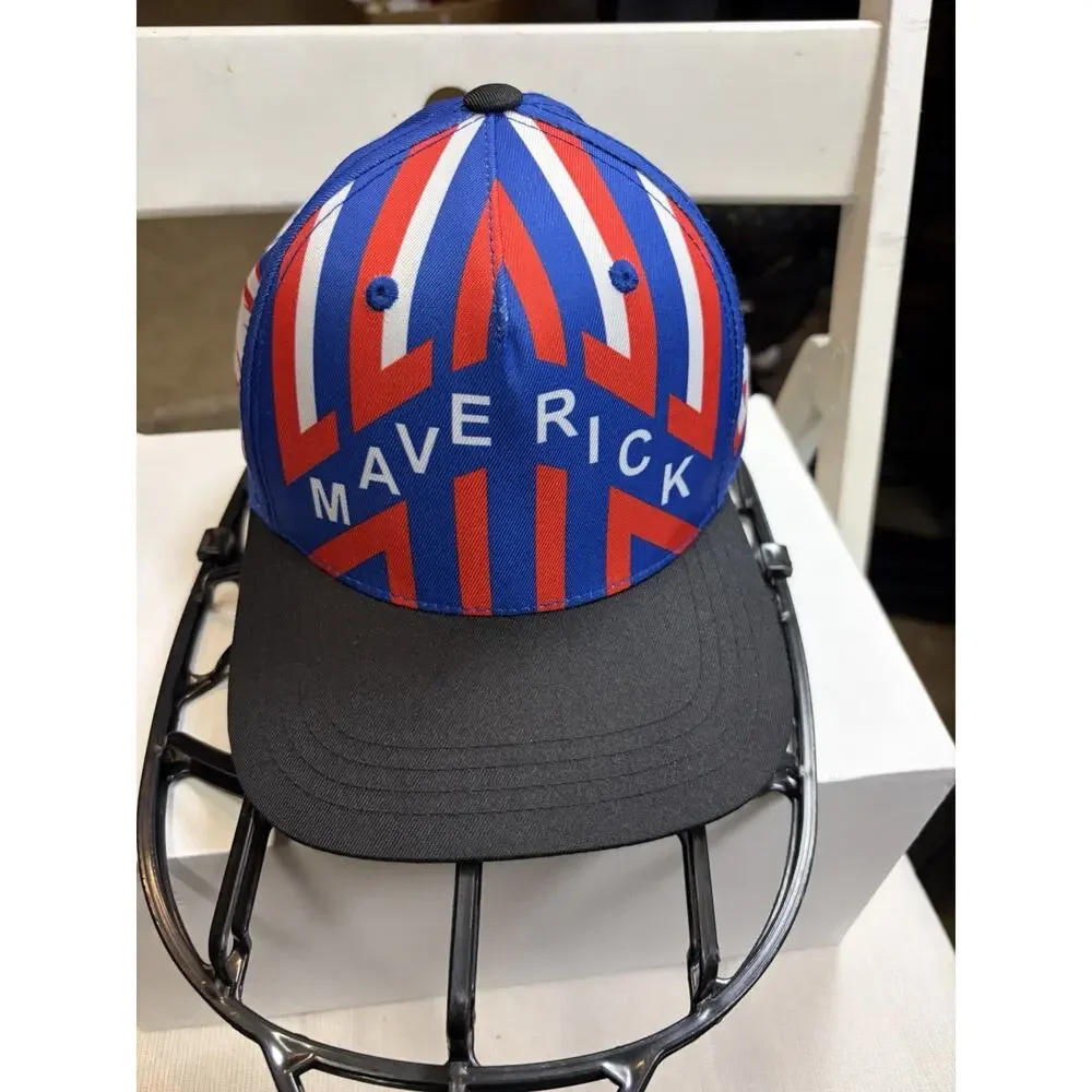 Top Gun Maverick Hat Kids Youth OSFM Blue Red Movie Snapback Baseball Cap
